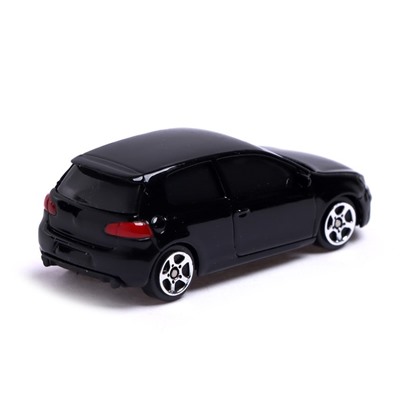 Машина металлическая VOLKSWAGEN GOLF GTI, 1:64, цвет чёрный