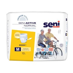 Трусы впитывающие для взрослых, Seni ACTIVE NORMAL medium, по 10 шт.