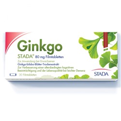 Ginkgo Гинкго (Гинкго) STADA 80 mg 30 шт
