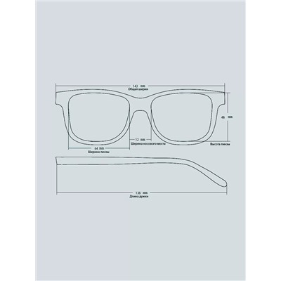 Солнцезащитные очки Graceline SUN G01030 Золотисто-черный линзы поляризационные