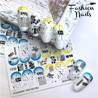 Fashion Nails, Слайдер-дизайн W90