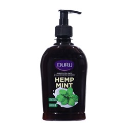 Крем-мыло жидкое DURU  Hemp Mint c маслом семян конопли, 300 мл