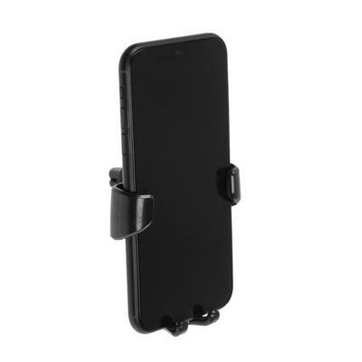 Держатель телефона Cartage в дефлектор, самозажимной захват 6-9.5 см, черный