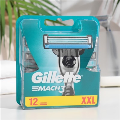 Сменные кассеты Gillette Mach 3, 12 шт