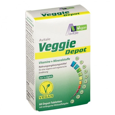 Avitale (Авитэйл) Veggie Depot Vitamine + Mineralstoffe 60 шт