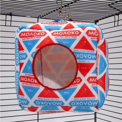 Подвесной домик-кубик "Молоко", 17 х 17 х17 см