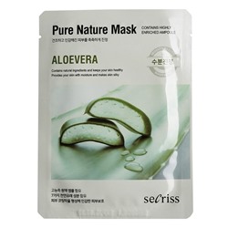 Маска для лица тканевая Anskin Secriss Pure Nature Aloevera, 25 мл