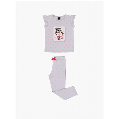 Детская пижама для девочек "Индефини" (Арт.954000-1017GTD) 4