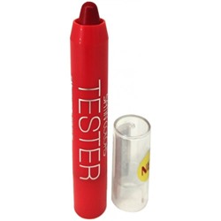 Тестер помада-карандаш для губ Belor Design (Белор Дизайн) Smart Girl SATIN COLORS, тон 015 - Голливудский красный