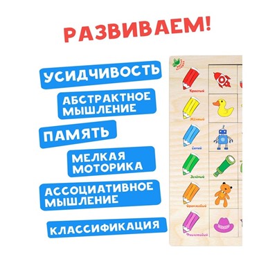 Развивающая игра «Ассоциации. Цвета»