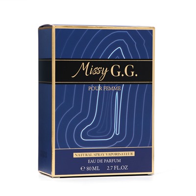 Туалетная вода женская Missy G.G Blue, 80 мл