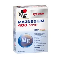 Doppelherz Magnesium 400 Depot system Tabletten (30 шт.) Доппельгерц Таблетки 30 шт.