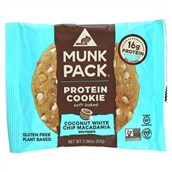 Munk Pack, Protein Cookie, кокос и белая крошка макадамии, 84 г (2,96 унции)