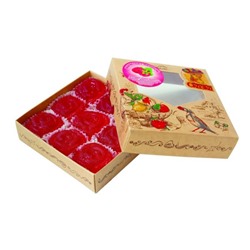 Мармелад желейный формовой Со свежей малиной в коробке 300 гр