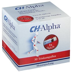 CH-Alpha Trinkampullen СиЭйч-Альфа питьевые ампулы для питания и укрепления суставов, 30 шт