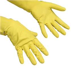 Перчатки Vileda для профессиональной уборки, многоцелевые, размер М, цвет жёлтый