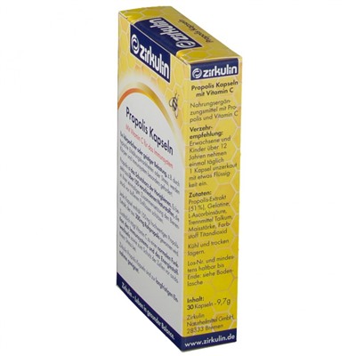 Zirkulin (Циркулин) Propolis mit Vitamin C 30 шт