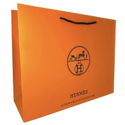 Подарочный пакет Hermes (43x34) широкий