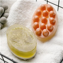 Массажное мыло «Для чувствительной кожи с розовой глиной» 130 г