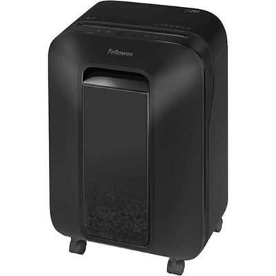 Шредер Fellowes PowerShred LX201 черный (секр.P-5) перекрестный 12лист. 22лтр. скрепки скоб   106692