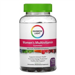 Rainbow Light, мультивитамины для женщин, ягодный микс, 120 жевательных мармеладок