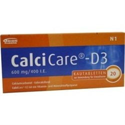 Calcicare D3 Kautabletten (20 шт.) Кальцикер Жевательные таблетки 20 шт.