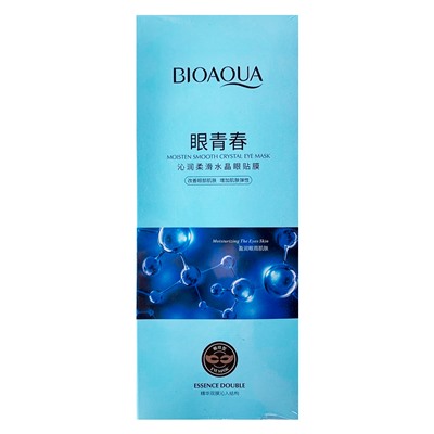 BIOAQUA, Гидрогелевые патчи для глаз Moisten Smooth Crystal Eye Mask (5*12гр)