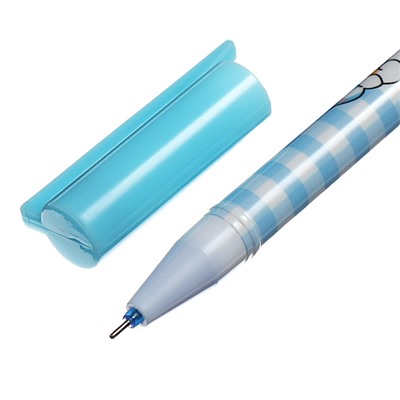 Ручка гелевая СТИРАЕМЫЕ ЧЕРНИЛА, 0.5 мм, корпус "Акула", стержень синий, МИКС