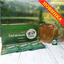 Чай "Таёжный" зеленый (25 фильтр пакетов)