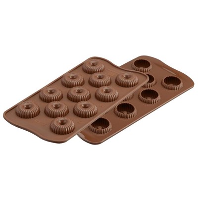Форма для приготовления конфет Choco crown 11×24 см, силиконовая