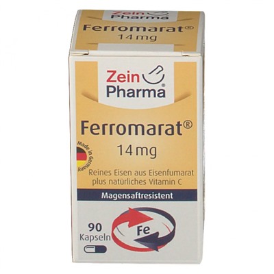 Zein (Цайн) Pharma Ferromarat Eisenfumarat und Acerola 90 шт