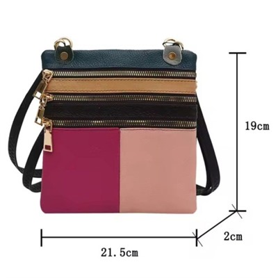 Женская кожаная сумка 880 RANDOM COLOR (случайный цвет)