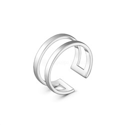Кольцо на фалангу (разъёмное) из родированного серебра