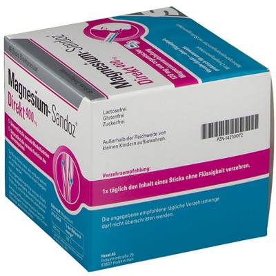Magnesium-Sandoz (Магнесиум-сандоз) Direkt 400 mg 48 шт
