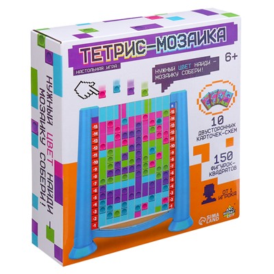 Настольная игр «Тетрис-мозайка», от 1 игрока, 6+