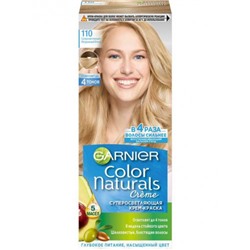 Краска для волос Garnier (Гарньер) Color Naturals Creme, тон 110 - Нтуральный блонд