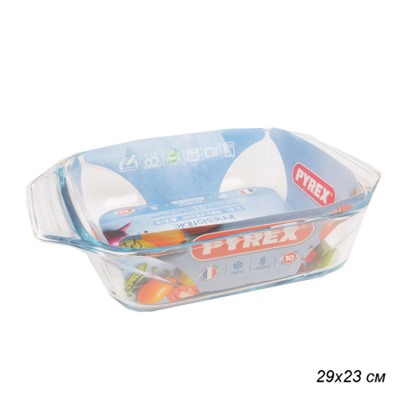 Блюдо 29х23 см Pyrex Irresistible / 400B000/7046 /уп 6/  квадратное