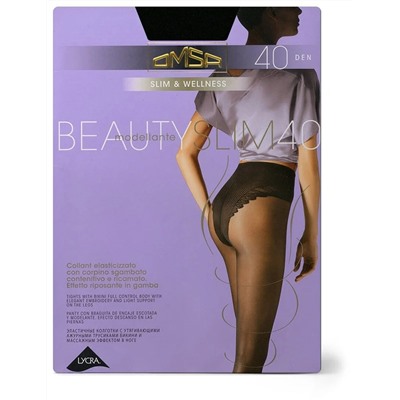 OMS-BeautySlim 40 ажур трусики утяжка/3 Колготки OMSA BeautySlim 40 ажур трусики утяжка