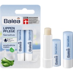 Balea (Балеа) Lippenpflege Sensitive Бальзам с Канделильским и Пчелиным воском для чувствительных губ, 2 шт,