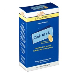 Zink (Цинк) 10 + C Lutschtabletten 24 шт
