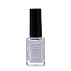 Лак для ногтей с эффектом геля NUDE collection, тон 374, бело-лиловый, 12 мл