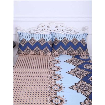 Комплект наволочек поплин - Марокко, цвет голубой