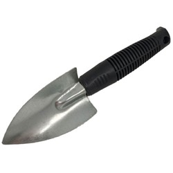 Совок посадочный малый с пластиковой ручкой, оцинкованная сталь, 0,8 мм