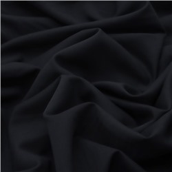 Ткань плательная Safari гладкокрашеная, ширина 150 см, цвет чёрный