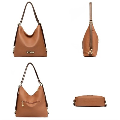 Женская кожаная сумка-рюкзак 5518 IVORY