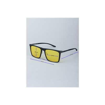 Очки для водителей антифары BOSHI M006 C2 Черный Матовый Желтые линзы