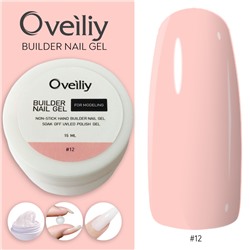 Oveiliy, Моделирующий гель Builder Nail Gel #12, 15 мл