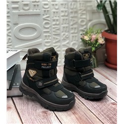 Детские зимние ботинки 7027-6 коричневые