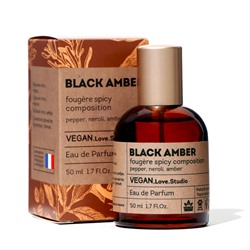 Парфюмерная вода женская Vegan Love Studio Black Amber, 50 мл (аромат Black Pepper & Amber, Neroli)