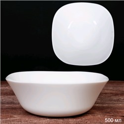 Тарелка суповая квадратная 500 мл 165 мм белая / FSW-65XN (WHITE) /уп 6/60/ 666570